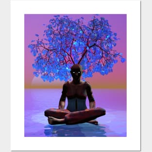 Meditation Tree Posters and Art